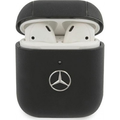 Mercedes-Benz Leather Case Black (Apple AirPods)